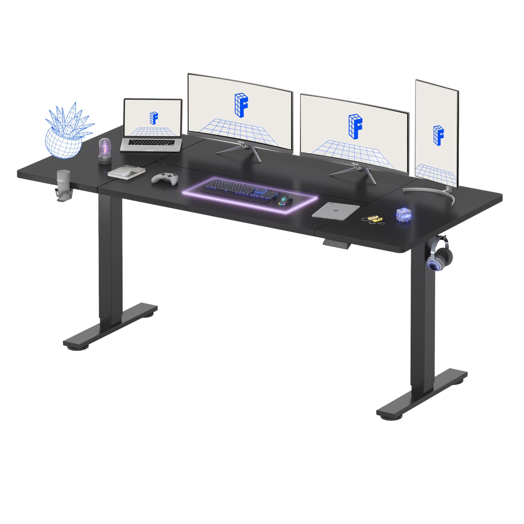 Amazon.com: FLEXISPOT 79 x 32 Inch Large Standing Desk, Stand Up